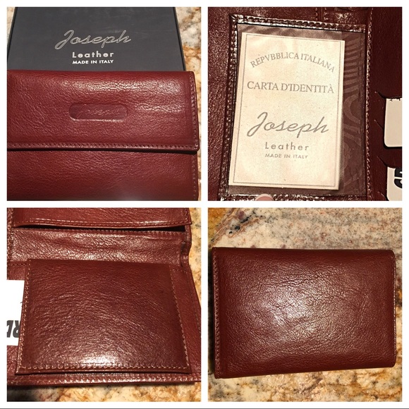 ITALIAN LEATHER BUSINESS TRI FOLD WALLET - Picture 7 of 7
